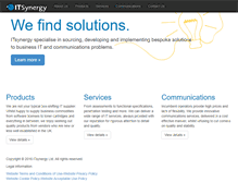 Tablet Screenshot of itsynergy.co.uk